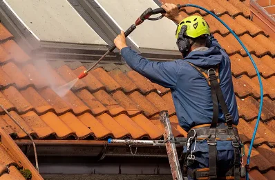 Démoussage et hydrofuge de toiture à Drincham